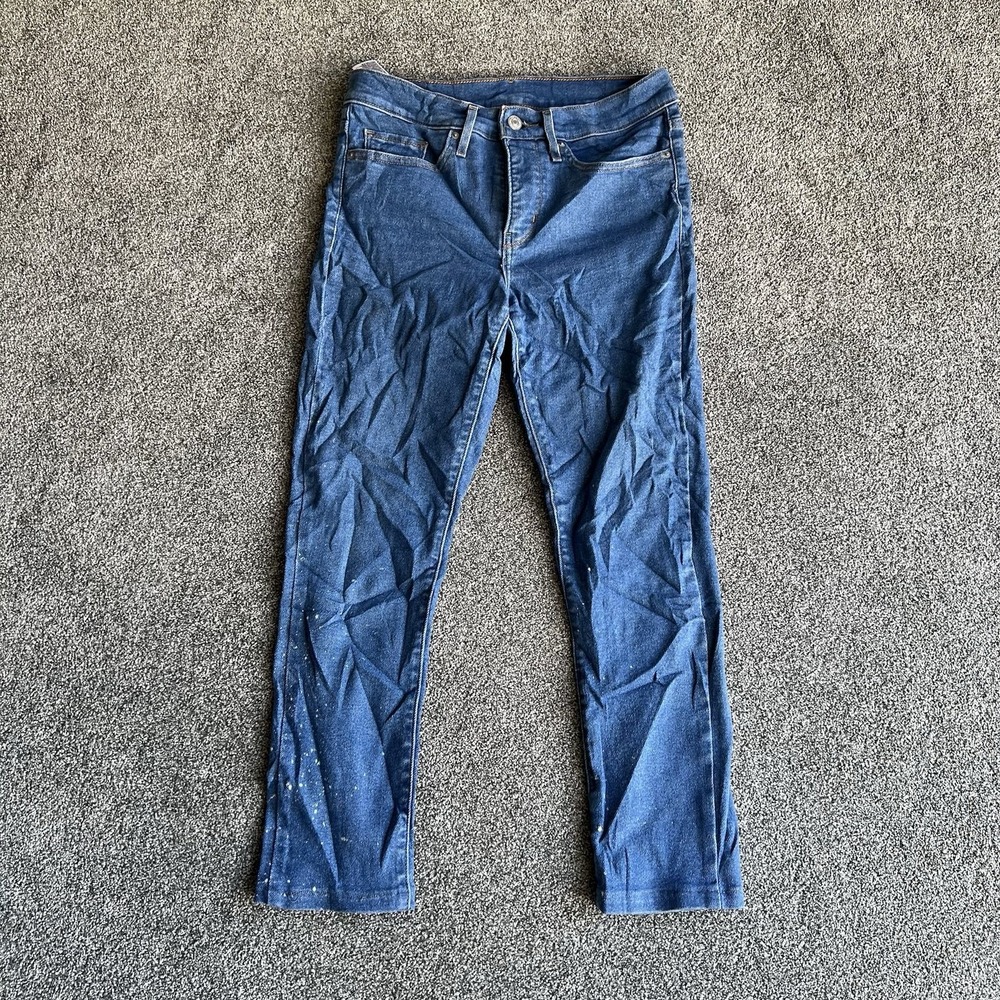 Levis Womens Skinny Slim Stretch Jeans Blue Denim W27 L30 19626-1609